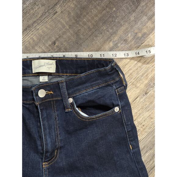 Universal Thread Jeans 4R High Rise Everyday Wide Leg Dark Wash Stretch NWOT - Picture 2 of 7